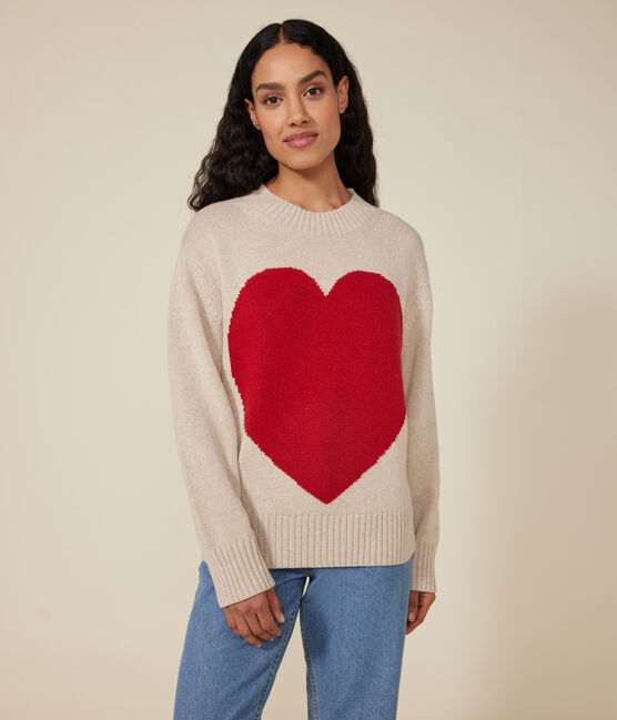 Damen-Pullover aus Wolle und Baumwolle AVALANCHE/ CORRIDA