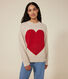 Damen-Pullover aus Wolle und Baumwolle