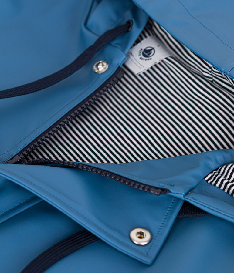 Klassische Damen/Herren-Regenjacke blau