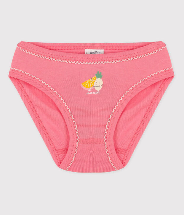 Baumwoll-Slips f&uuml;r M&auml;dchen rosa