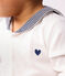 2-teiliger Strampler mit Matrosenkragen weiss MARSHMALLOW