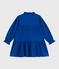 Langärmeliges Kinder-Kleid aus einfarbiger Baumwolle OLYMPIC