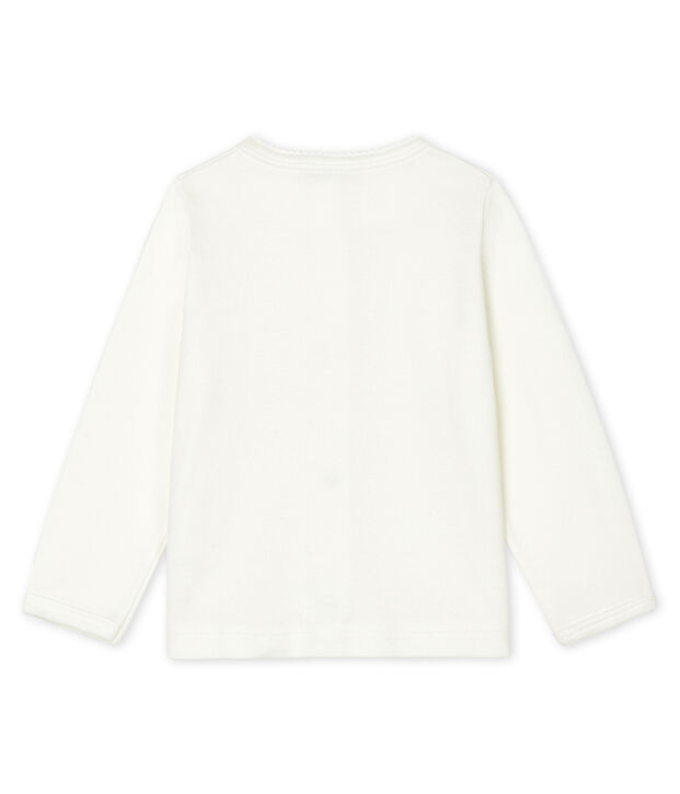 Leichter Baby-M&auml;dchen-Cardigan weiss