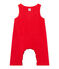 Baby-Jungen-Latzhose aus Nicki rot FROUFROU