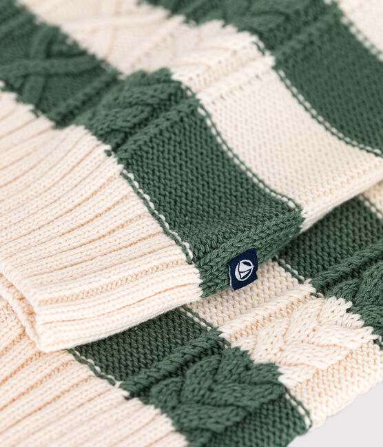 Irischer Kinderpullover mit Streifen aus Baumwolle AVALANCHE/ CROCO