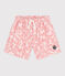 Kinder-Shorts aus bedruckter Baumwolle rosa FLEUR/ SPI