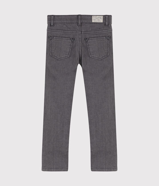 Kinder-Jeanshose für Jungen grau GRIS MOYEN
