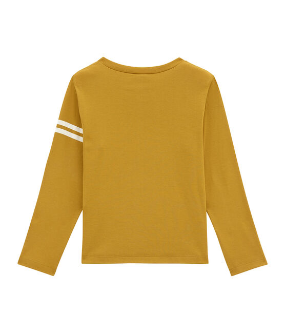 Jungen-Langarmshirt gelb INCA