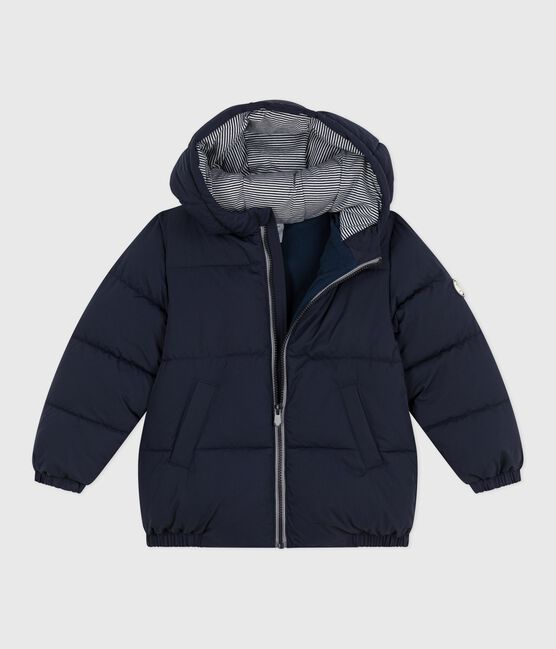 Einfarbige Kinder-Winterjacke  blau SMOKING