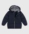 Einfarbige Kinder-Winterjacke  blau SMOKING