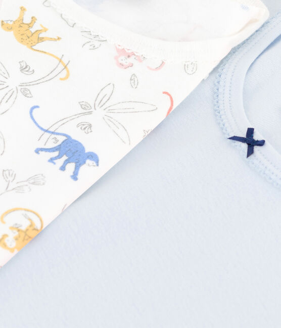 2er-Set kurzärmelige T-Shirts aus Baumwolle für Mädchen variante 1