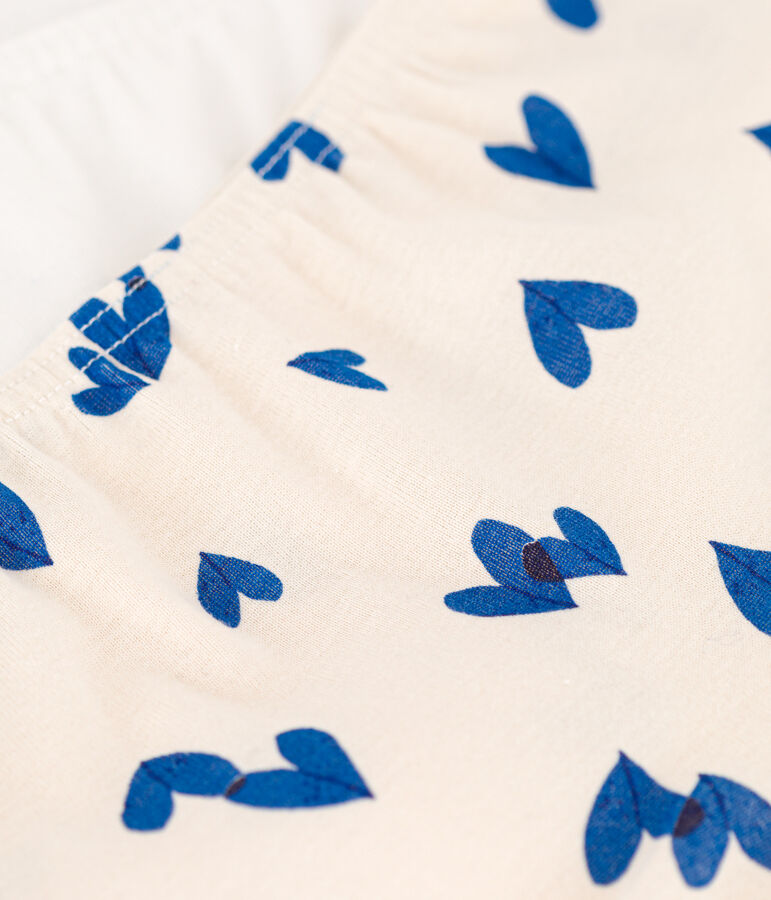 2er-Set Shortys aus Baumwolle mit Herzmotiv f&uuml;r M&auml;dchen vielfarbig