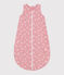 Babyschlafsack aus Baumwolle mit Blumenmotiv TOG-Wert 1 rosa CHARME/weiss MARSHMALLOW