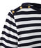 Gestreiftes Damen-Langarmshirt blau SMOKING/weiss MARSHMALLOW