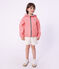 Kinder-Jacke aus einfarbigem PU rosa FLAMAND