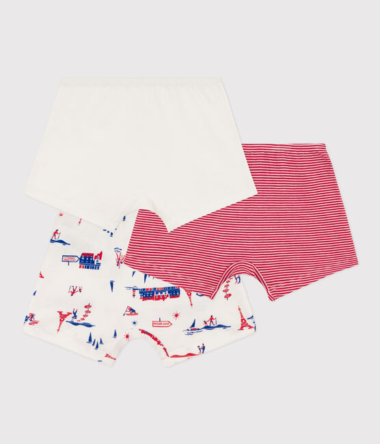 3er-Set Shortys aus Baumwolle mit Paris-Print für Mädchen variante 1