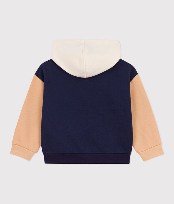 Kinder-Sweatshirt mit Kapuze für Jungen blau SMOKING/weiss MULTICO