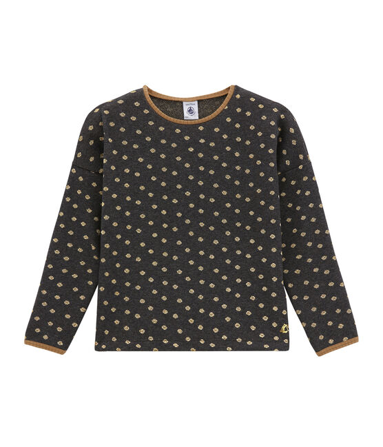 Mädchen-Bluse schwarz CITY/gelb DORE