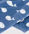 Baby Overall-Pyjama aus Fleece mit Walmotiv blau/weiss