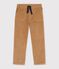 Kinder-Hose mit geradem Schnitt aus Feincord LATTE