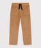 Kinder-Hose mit geradem Schnitt aus Feincord LATTE