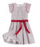 Kinder-Kleid Mädchen weiss MARSHMALLOW/weiss MULTICO