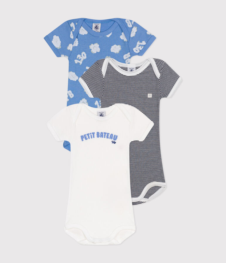 3er-Set kurz&auml;rmelige Baby-Bodys aus Baumwolle variante 2