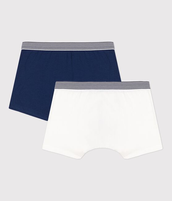 2er-Set Boxershorts aus Bio-Baumwolle und Elastan für Jungen variante 1
