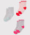 3er-Set Kindersocken für Mädchen variante 1