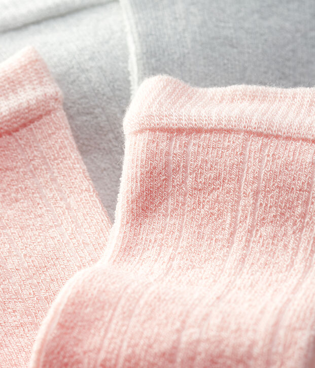 2er-Set festliche Babysocken f&uuml;r M&auml;dchen vielfarbig