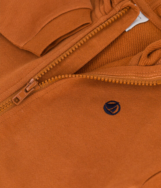 Baby-Kapuzensweatshirt braun ECUREUIL