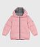 Einfarbige Kinder-Winterjacke  rosa CHARME