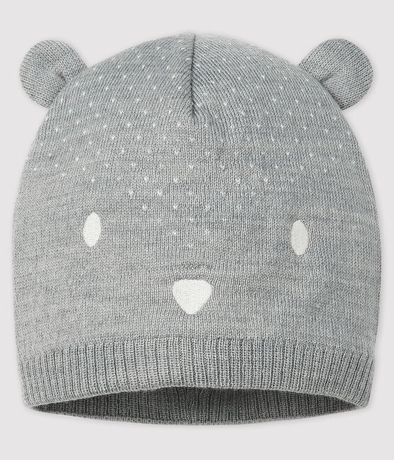 Baby-Mütze für Mädchen/Jungen grau SUBWAY CHINE