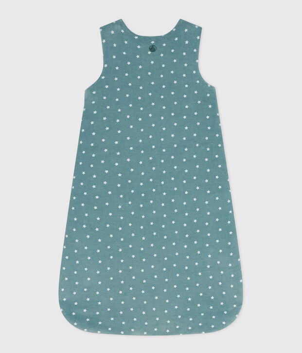 Babyschlafsack aus Nicki TOG 2 gr&uuml;n/weiss