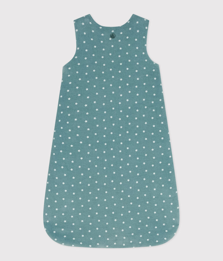 Babyschlafsack aus Nicki TOG 2 gr&uuml;n/weiss