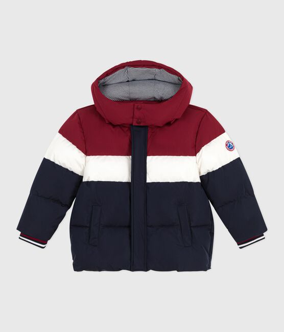 Kinder-Winterjacke im Colorblock blau SMOKING/weiss MULTICO