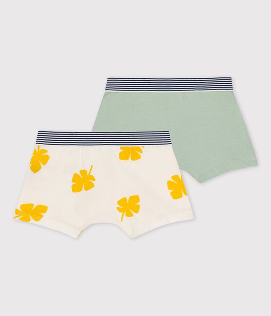 2er-Set Boxershorts aus Baumwolle mit großen Palmen für Jungen variante 1