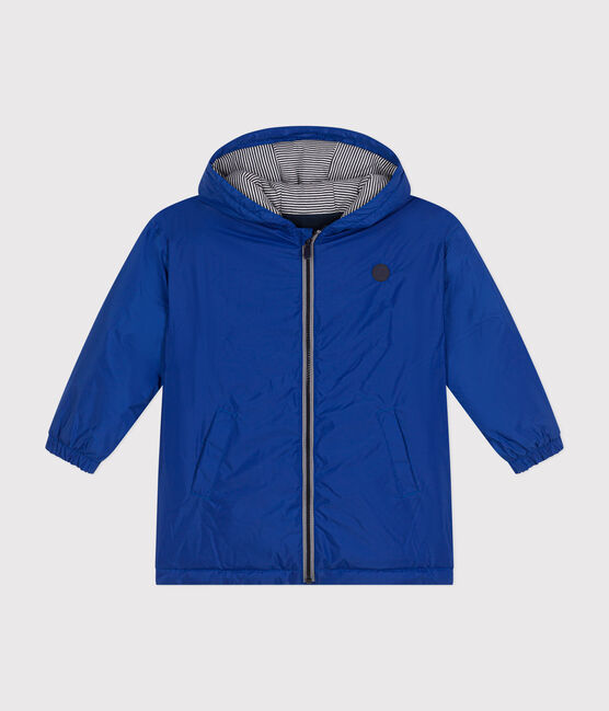 Warme Kinder-Windjacke für Jungen blau CALVIN