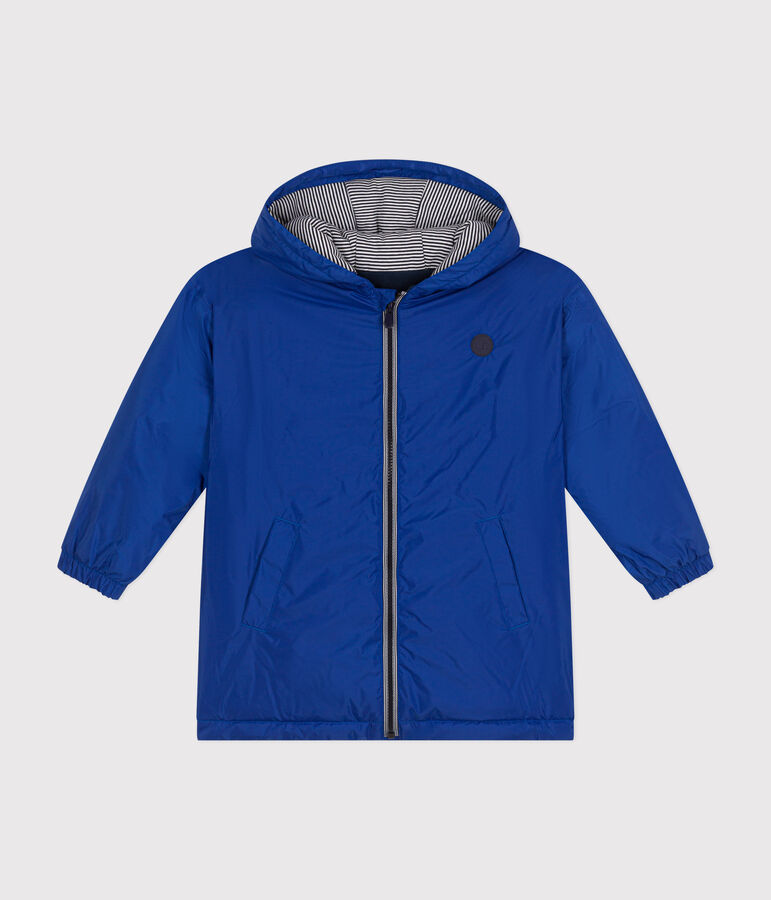Warme Kinder-Windjacke f&uuml;r Jungen blau CALVIN