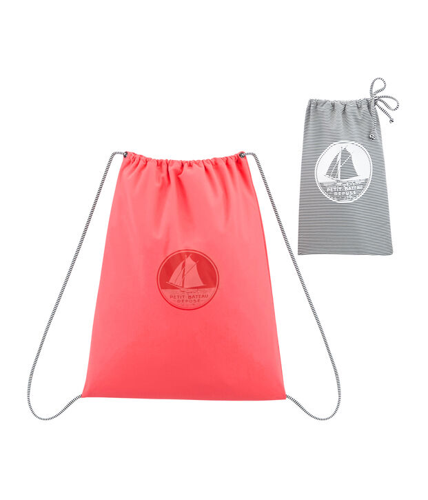 Set aus tasche und beutel damen vielfarbig