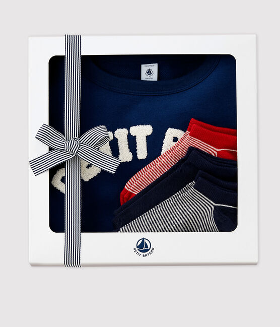 Geschenkset: Kinder-Sweatshirt und Kindersocken für Jungen variante 1