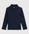 Kinder-Unterziehpullover aus Baumwolle für Mädchen / Jungen blau SMOKING