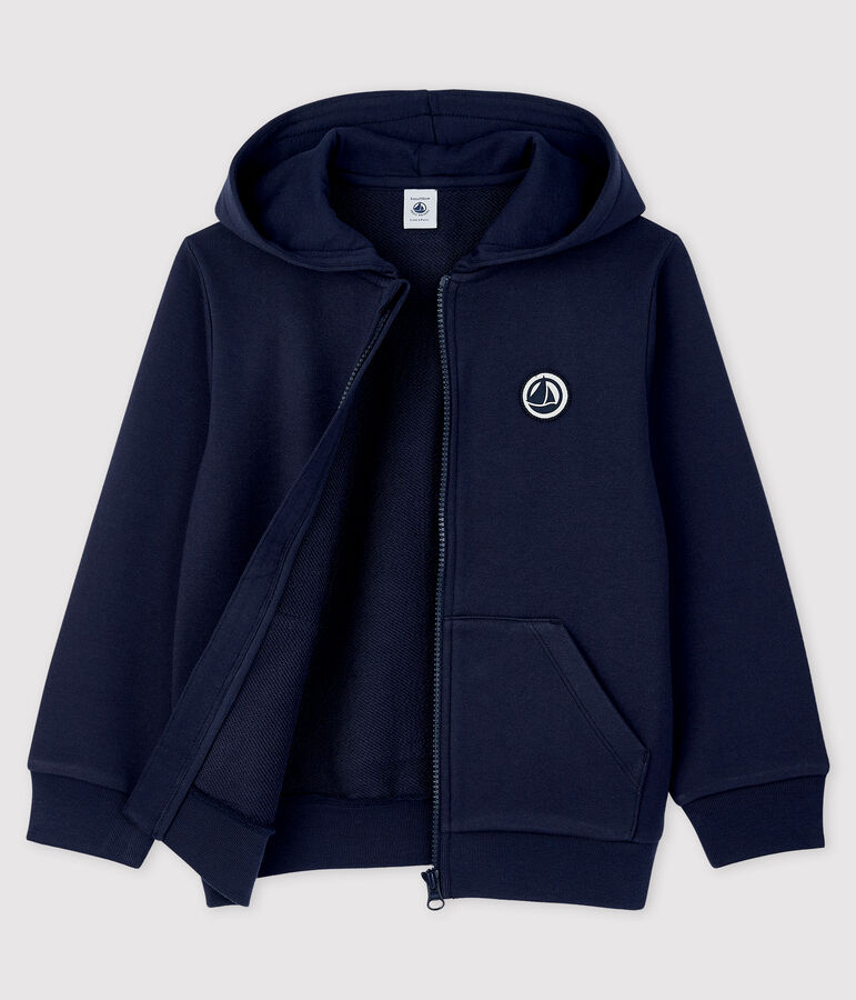 Kinder-Kapuzen-Sweatshirt f&uuml;r M&auml;dchen / Jungen blau