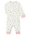 Baby-Strampler ohne Fuß aus Rippstrick für Mädchen weiss MARSHMALLOW/ MULTICO CN