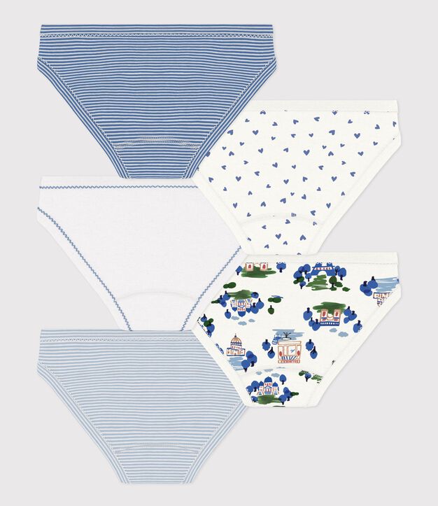 Set Kinder-Slips aus bedruckter Baumwolle vielfarbig