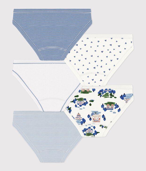 Set Kinder-Slips aus bedruckter Baumwolle vielfarbig