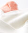 Babymützchen aus Rippstrick weiss MARSHMALLOW