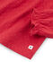 Pyjama aus Doppeljersey und Rippstrick für Mädchen rot TERKUIT/gelb OR