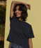 Damen-T-Shirt LE COZY aus Baumwolle blau SMOKING