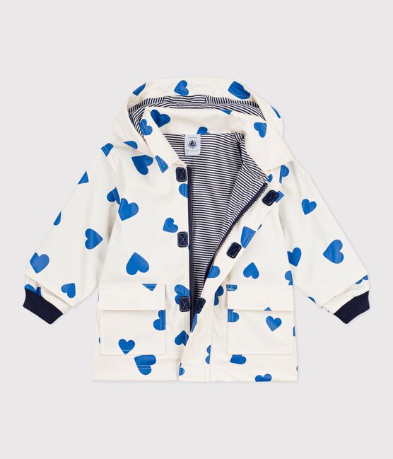 Ikonische Baby-Regenjacke blau MILK/ CREPUSCULE